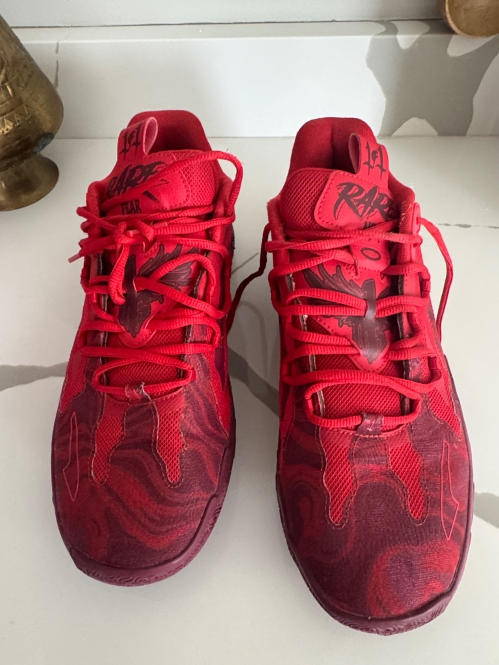 Puma Red Athletic Shoes - Men's - 12